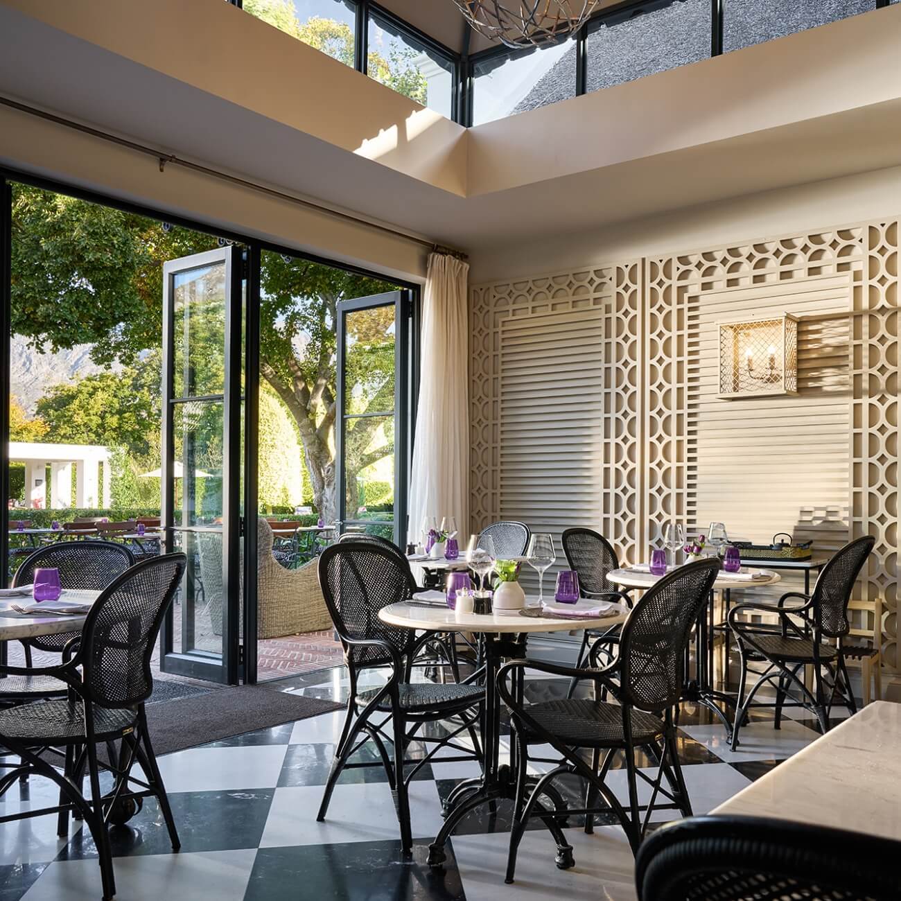 DINE AT LEEU SOUTH AFRICA THE CONSERVATORY